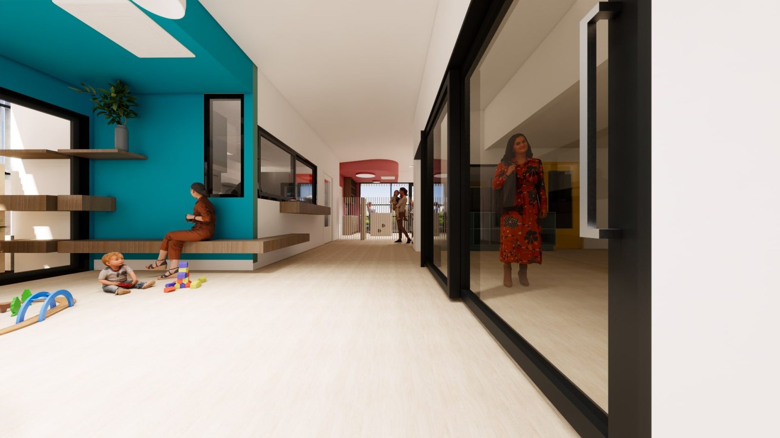 PIAZZA LOOKING BACK TO RECEPTION PIAZZA LOOKING BACK TO RECEPTION